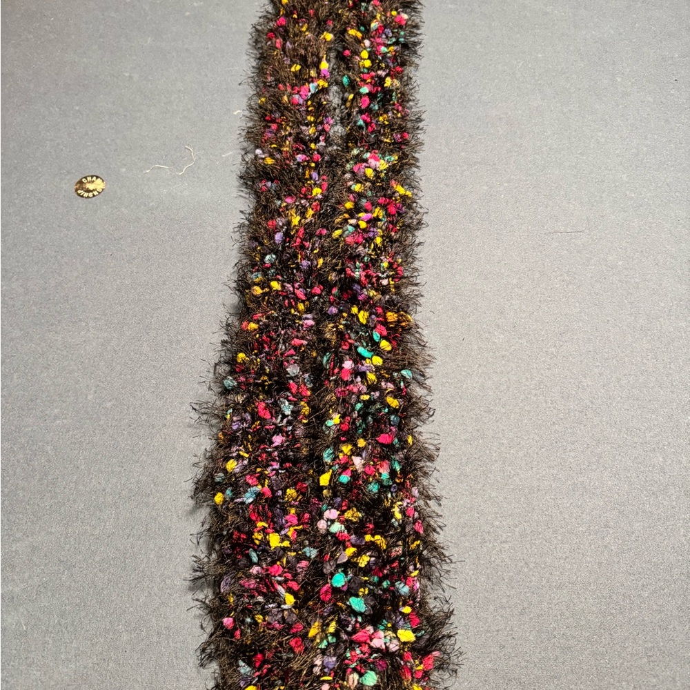 Colorful Textured Handmade🧣Knitted Scarf